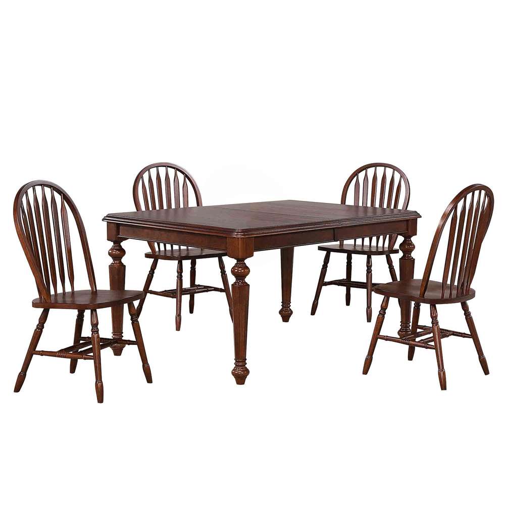 Sunset Trading -  Andrews  5 Piece 76in Rectangular Extendable Dining Set  - DLU-ADW4276-820-CT5P veiw 1
