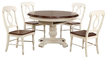 Sunset Trading - Andrews 5 Piece Butterfly Leaf Dining Set With Napoleon Chairs - DLU-ADW4866-C50-AW5PC veiw 1