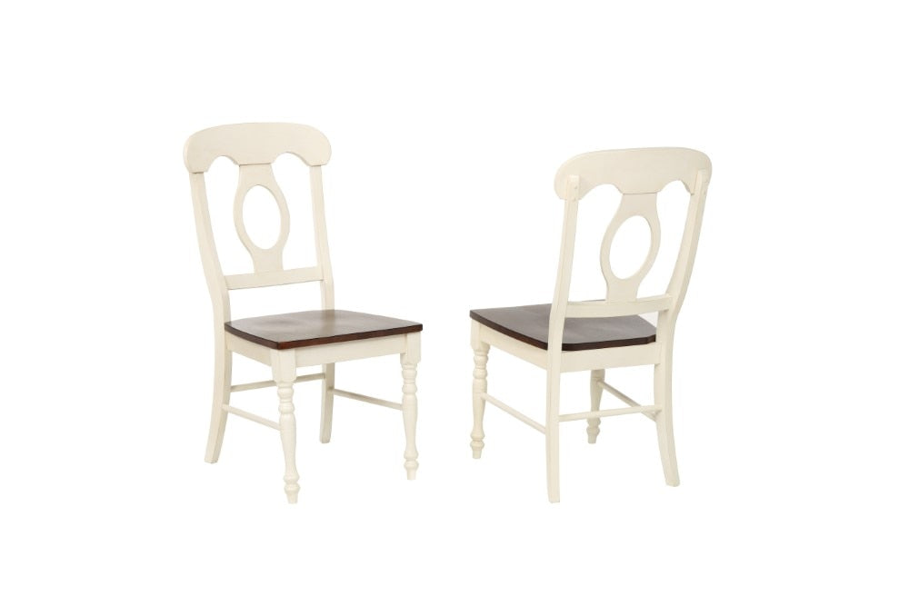 Sunset Trading - Andrews 5 Piece Butterfly Leaf Dining Set With Napoleon Chairs - DLU-ADW4866-C50-AW5PC veiw 5
