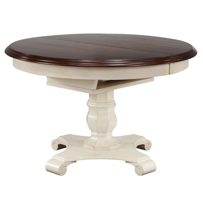 Sunset Trading -  Andrews  7 Piece 48in Round or 66in Oval Extendable Dining Set  - DLU-ADW4866-C12-AW7P veiw 4