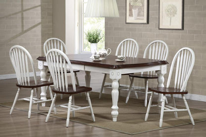 Sunset Trading - Andrews 7 Piece Extension Dining Set with Arrowback Chairs - DLU-SLT4272-820-AW7PC veiw 1
