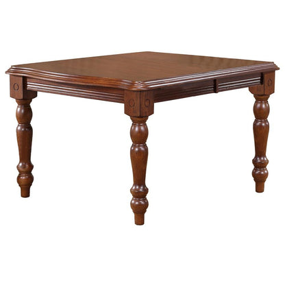 Sunset Trading - Andrews 9 Piece 56-72in Rectangular Extendable Dining Set with Windsor Arrowback Chairs  - Distressed Chestnut Brown - DLU-ADW4272-820-CT9P veiw 4