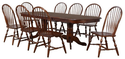 Sunset Trading - Andrews 9 Piece Double Pedestal Extendable Dining Set - DLU-ADW4296-C30-CT9PC veiw 1