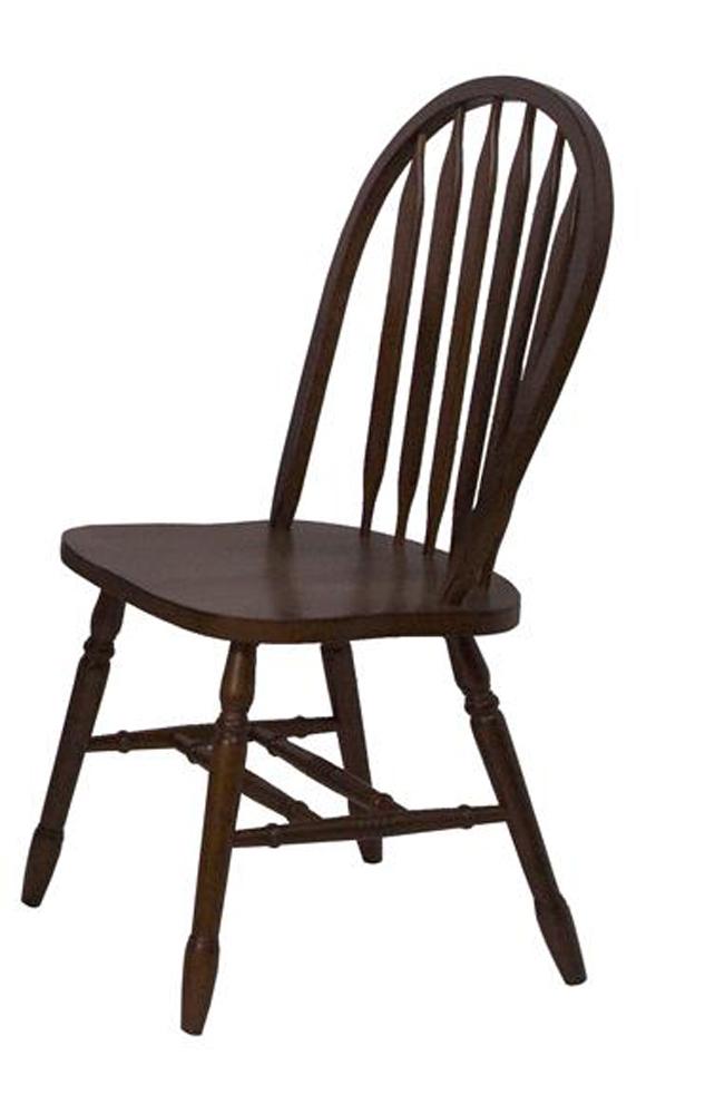 Sunset Trading - Andrews Arrowback Dining Chair in Chestnut (Set of 2) - DLU-820-CT-2 veiw 1