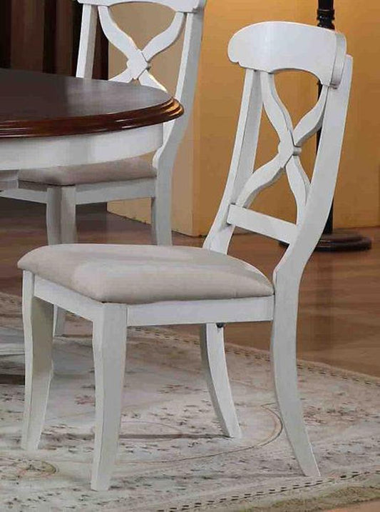 Sunset Trading - Andrews Dining Chair in Antique White (Set of 2) - DLU-ADW-C12-AW-2 veiw 2