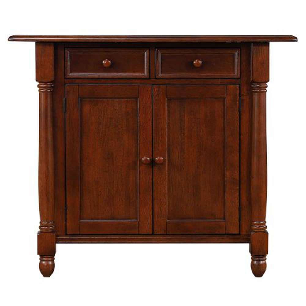Sunset Trading -  Andrews  Drop Leaf Kitchen Island  - DLU-KI-4222-CT veiw 2