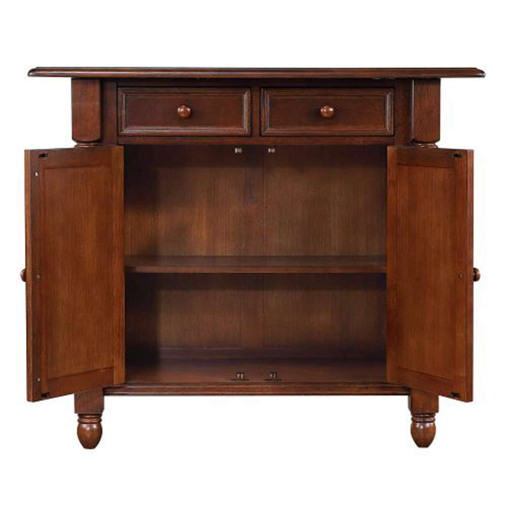 Sunset Trading -  Andrews  Drop Leaf Kitchen Island  - DLU-KI-4222-CT veiw 3