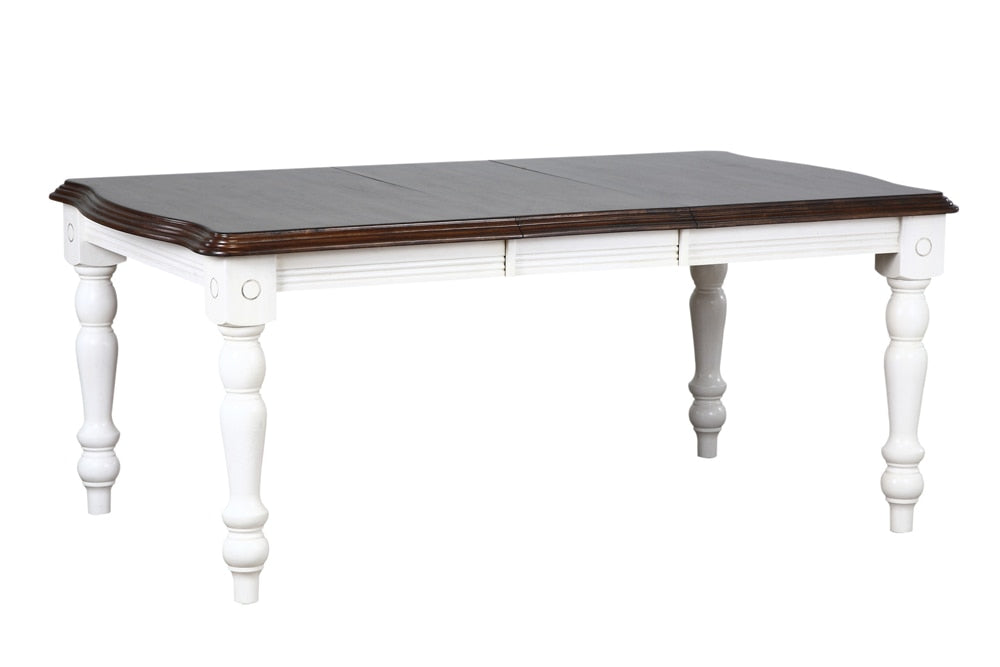 Sunset Trading - Andrews Extension Dining Table - DLU-SLT4272-AW veiw 1