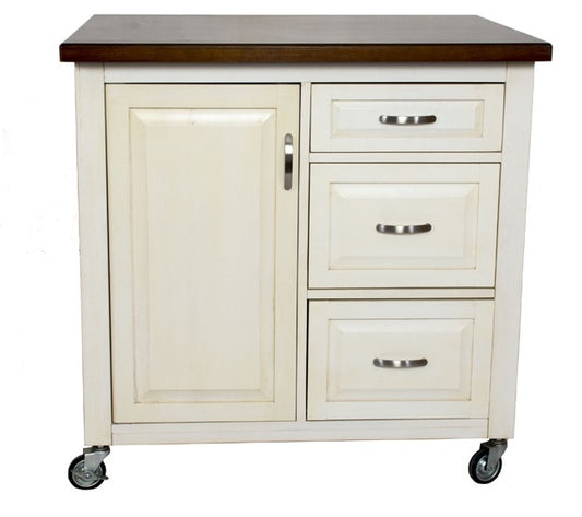 Sunset Trading - Andrews Kitchen Cart - PK-CRT-04-AW veiw 1