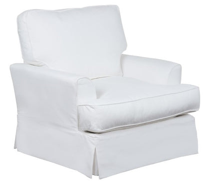 Sunset Trading - Ariana Slipcovered Chair Performance White - SU-78320-81 veiw 1