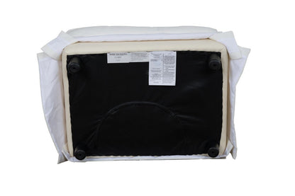 Sunset Trading - Ariana Slipcovered Ottoman Performance White - SU-78330-81 veiw 6