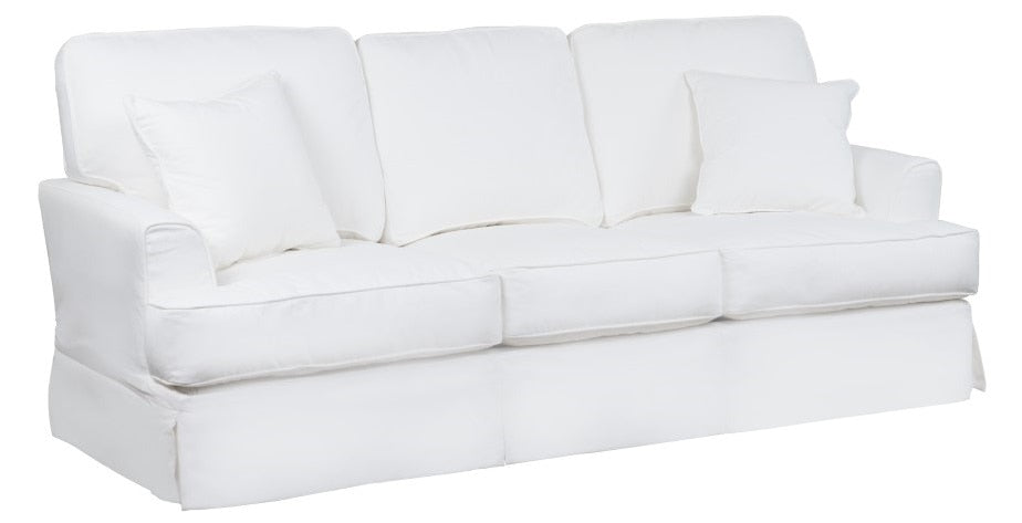 Sunset Trading - Ariana Slipcovered Sleeper Sofa Performance White - SU-78341-81 veiw 1