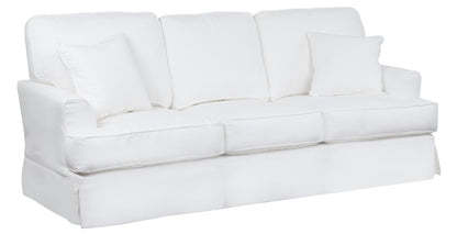 Sunset Trading - Ariana Slipcovered Sleeper Sofa Performance White - SU-78341-81 veiw 1