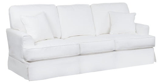 Sunset Trading - Ariana Slipcovered Sleeper Sofa Performance White - SU-78341-81 veiw 1