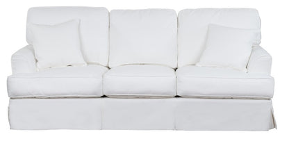 Sunset Trading - Ariana Slipcovered Sleeper Sofa Performance White - SU-78341-81 veiw 2