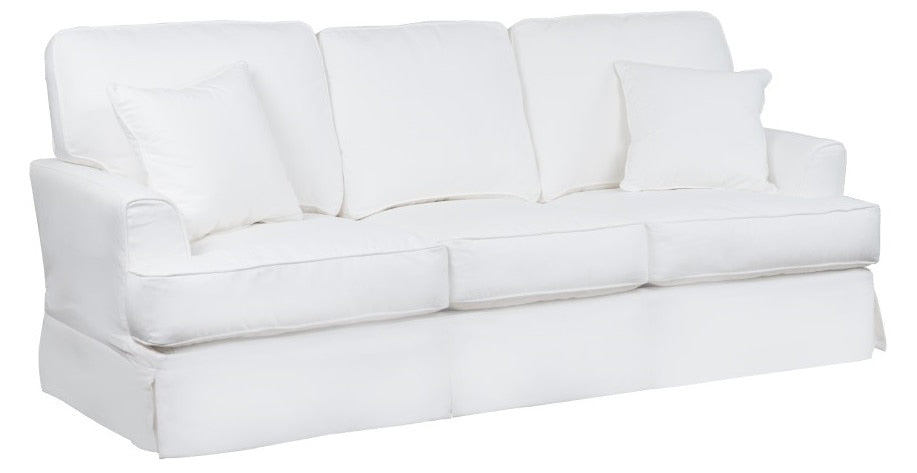Sunset Trading - Ariana Slipcovered Sofa Performance White - SU-78301-81 veiw 1