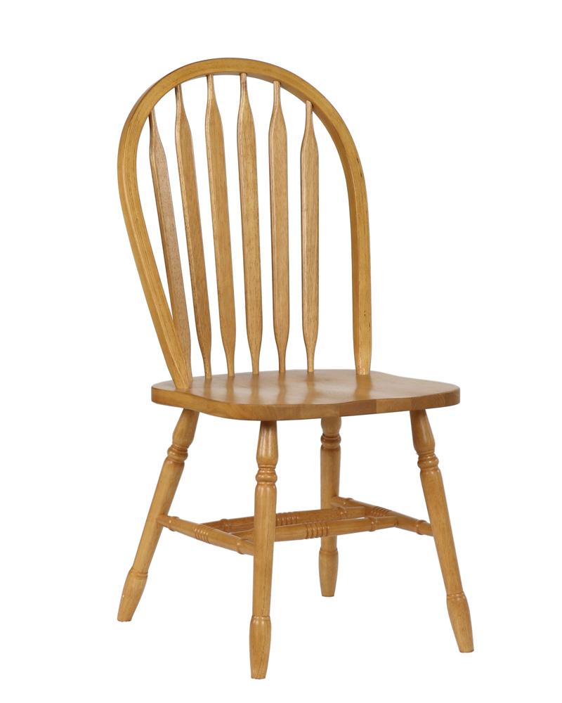 Sunset Trading - Arrowback Dining Chair in Light Oak (Set of 2) - DLU-820-LO-2 veiw 1