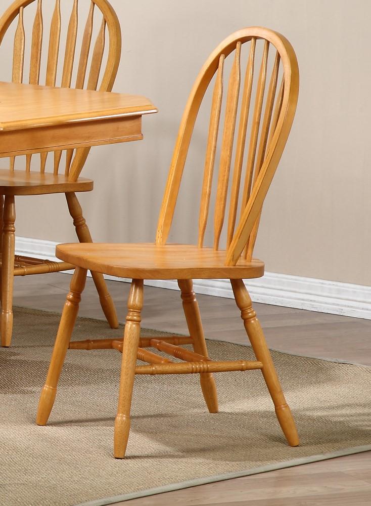 Sunset Trading - Arrowback Dining Chair in Light Oak (Set of 2) - DLU-820-LO-2 veiw 2