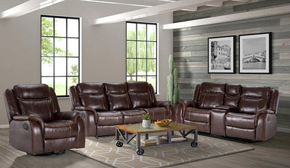 Sunset Trading - Avant 3 Piece Reclining Living Room Set  - Brown - SU-AV8604041-3PC_CLOSEOUT veiw 2