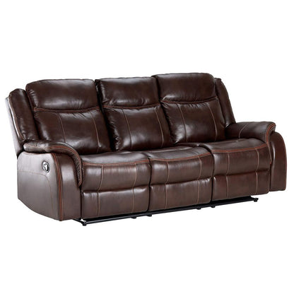 Sunset Trading - Avant 86in Wide Dual Reclining Sofa with Drop Down Console  - Brown - SU-AV8604041-305_CLOSEOUT veiw 1