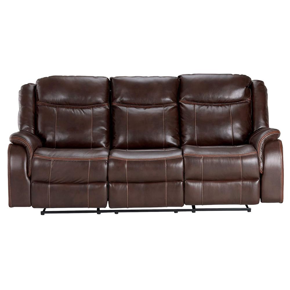 Sunset Trading - Avant 86in Wide Dual Reclining Sofa with Drop Down Console  - Brown - SU-AV8604041-305_CLOSEOUT veiw 4