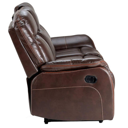 Sunset Trading - Avant 86in Wide Dual Reclining Sofa with Drop Down Console  - Brown - SU-AV8604041-305_CLOSEOUT veiw 6