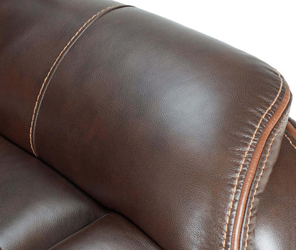 Sunset Trading - Avant 86in Wide Dual Reclining Sofa with Drop Down Console  - Brown - SU-AV8604041-305_CLOSEOUT veiw 7