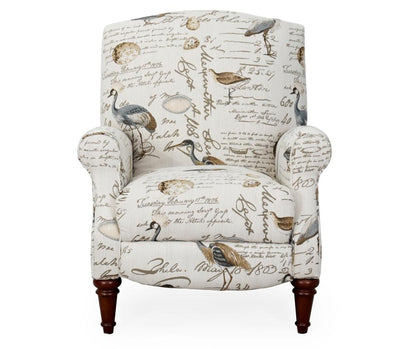 Sunset Trading - Bird Script Recliner - SU-1090-86-8548-25 veiw 1