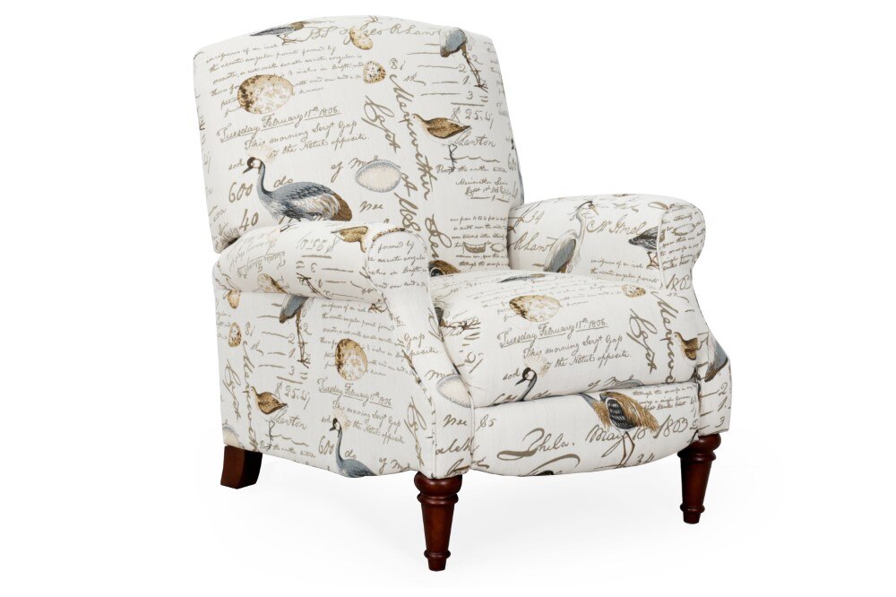 Sunset Trading - Bird Script Recliner - SU-1090-86-8548-25 veiw 2