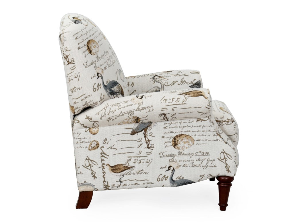 Sunset Trading - Bird Script Recliner - SU-1090-86-8548-25 veiw 3