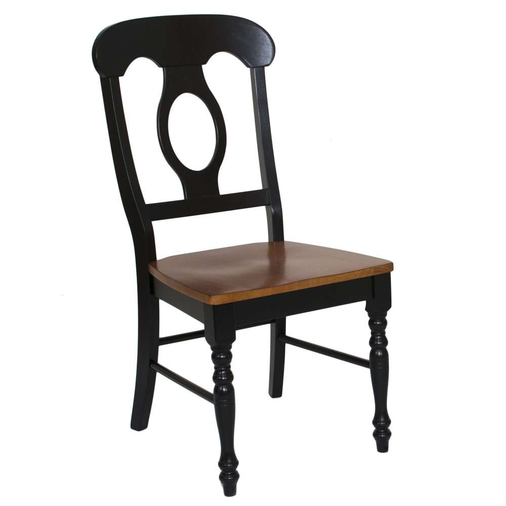 Sunset Trading -  Black Cherry Selections  5 Piece 60in Rectangular Extendable Dining Set Napoleon Chairs - PK-TLB3660-C50-BCH5P veiw 5