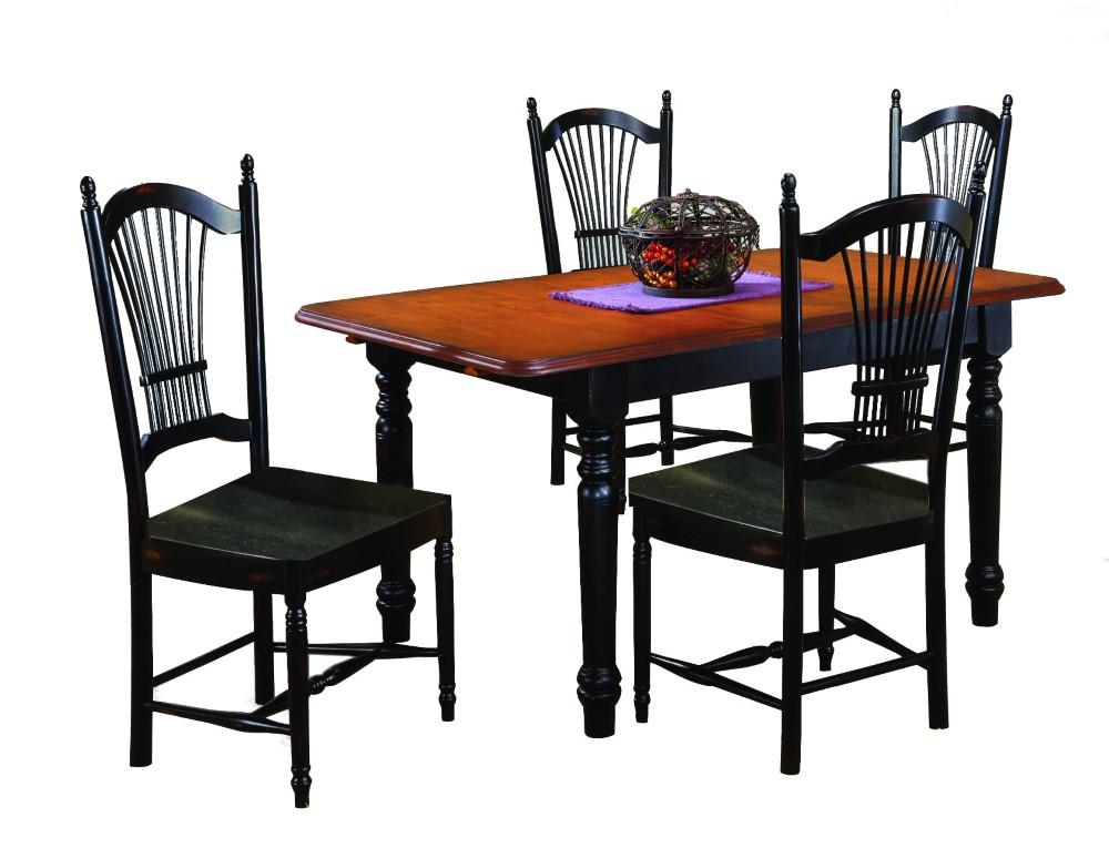 Sunset Trading - Black Cherry Selections 5 Piece Butterfly Dining Set With Allenridge Chairs - DLU-TLB3660-C07-AB5PC veiw 1