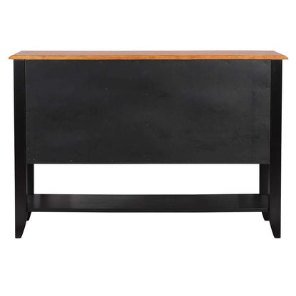 Sunset Trading -  Black Cherry Selections  Sideboard with Large Display Shelf  - DLU-1122-SB-BCH veiw 6