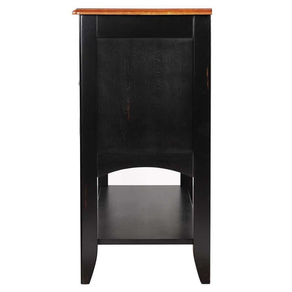 Sunset Trading -  Black Cherry Selections  Sideboard with Large Display Shelf  - DLU-1122-SB-BCH veiw 7
