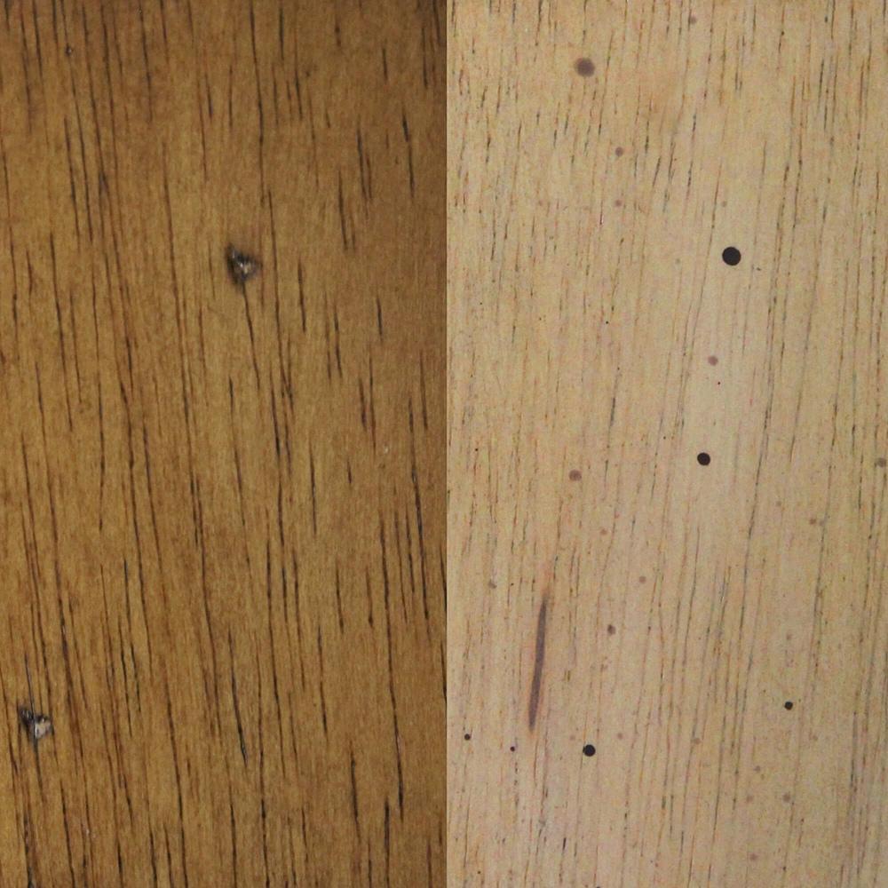 Sunset Trading - Brook 10 Piece 48in Square Pub Set with Fancy Slat Stools  - Distressed Two Tone Light Creamy Wheat with Warm Pecan Brown - DLU-BR4848CB-B70-SRPW10PC veiw 7