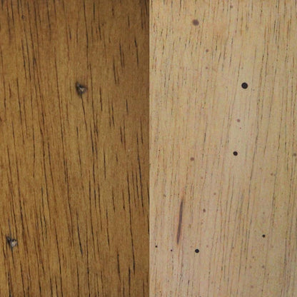 Sunset Trading - Brook 10 Piece 48in Square Pub Set with Fancy Slat Stools  - Distressed Two Tone Light Creamy Wheat with Warm Pecan Brown - DLU-BR4848CB-B70-SRPW10PC veiw 7