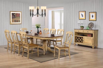 Sunset Trading - Brook 10 Piece Double Pedestal Extendable Dining Set With Server - DLU-BR4296-C50-SRPW10PC veiw 2