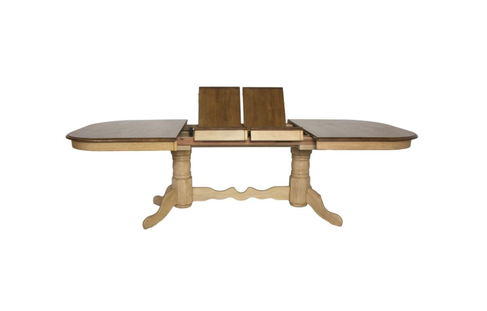 Sunset Trading - Brook 10 Piece Double Pedestal Extendable Dining Set With Server - DLU-BR4296-C50-SRPW10PC veiw 4
