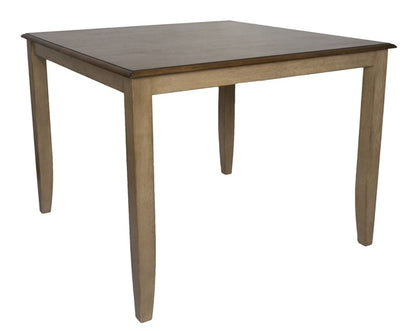 Sunset Trading - Brook 48in Square Gathering Pub Table - DLU-BR4848CB-PW veiw 1