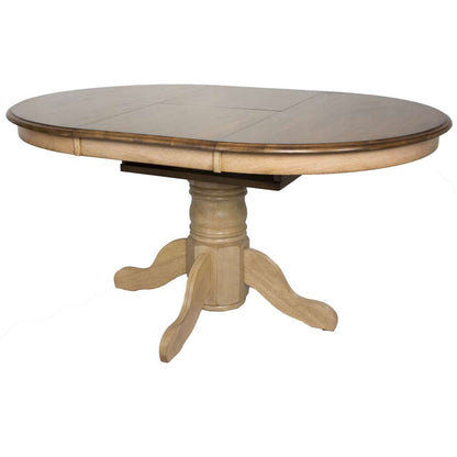 Sunset Trading -  Brook  6 Piece 42in Round or 60in Oval Extendable Dining Set  - DLU-BR4260-C50-SRPW6PC veiw 3