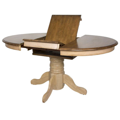 Sunset Trading -  Brook  6 Piece 42in Round or 60in Oval Extendable Dining Set  - DLU-BR4260-C50-SRPW6PC veiw 4
