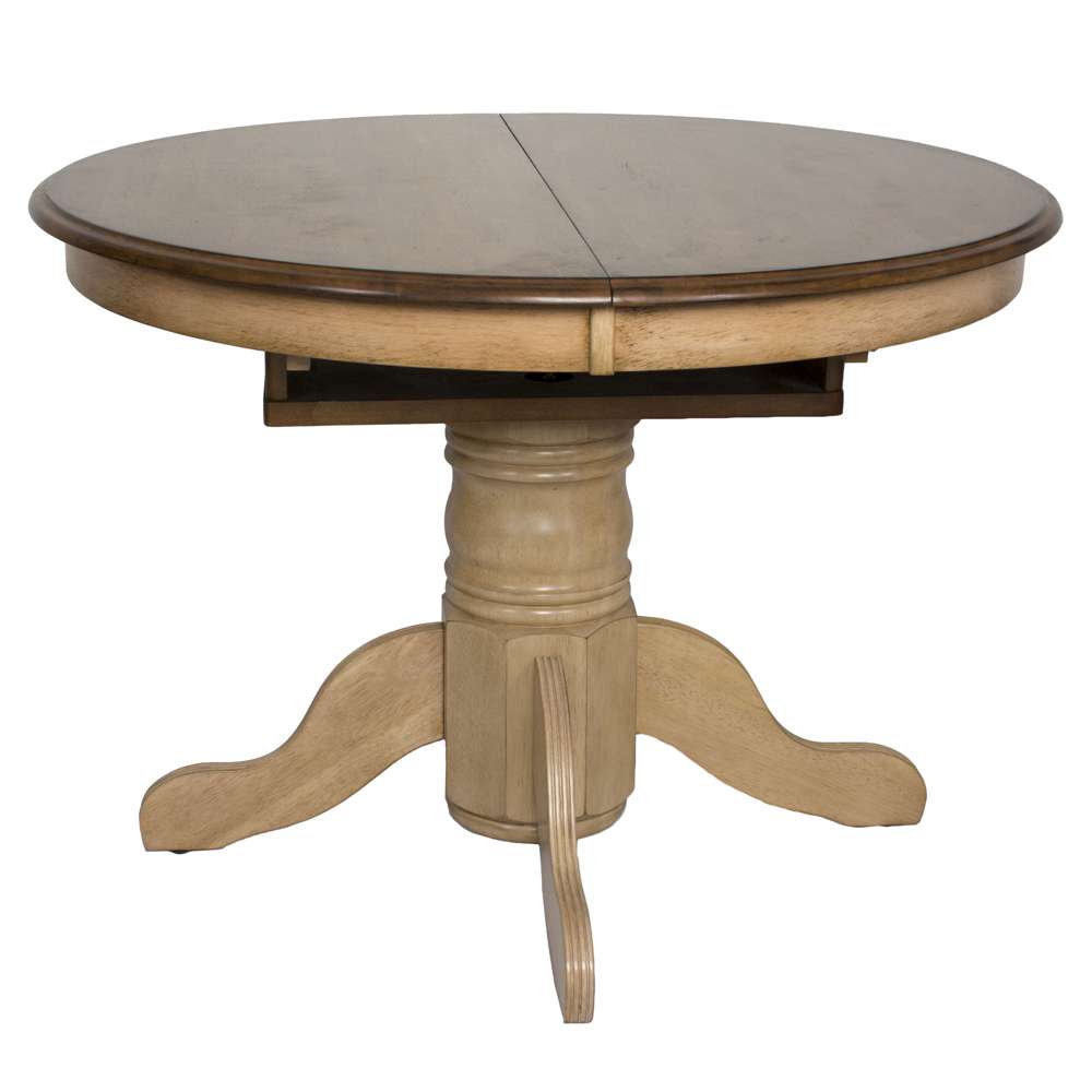 Sunset Trading -  Brook  6 Piece 42in Round or 60in Oval Extendable Dining Set  - DLU-BR4260-C50-SRPW6PC veiw 5