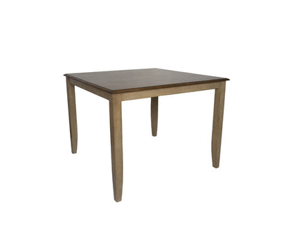 Sunset Trading - Brook 6 Piece 48 Square Pub Set With Slat Back Stools And Server - DLU-BR4848CB-B60-SRPW6PC veiw 3