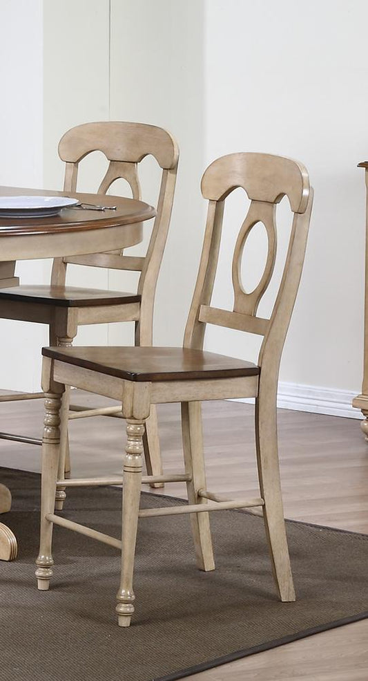 Sunset Trading - Brook Napoleon Barstool (Set of 2) - DLU-BR-B50-PW-2 veiw 1