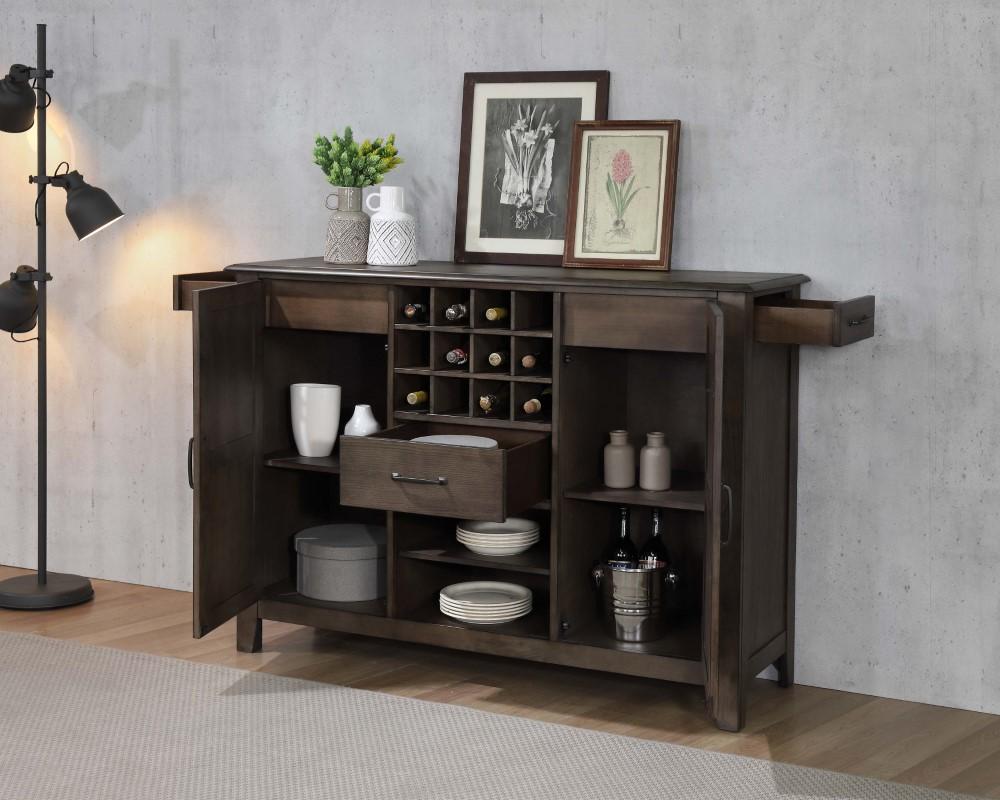 Sunset Trading - Cali 7 Piece Extendable Dining Set Bench Server - DLU-CA113-4C-BNSR7PC veiw 5
