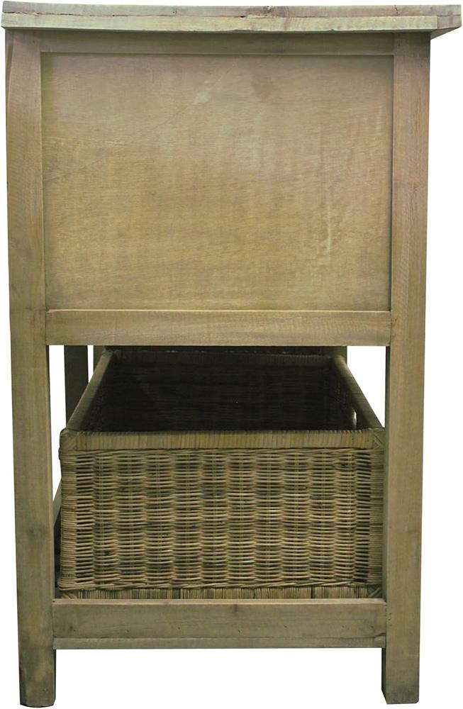 Sunset Trading - Cottage 61in Double Bay Sideboard  - Driftwood Brown - CC-TAB228S-DW veiw 3