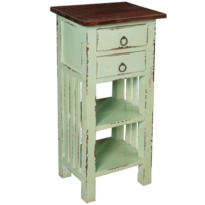 Sunset Trading - Cottage End Table with Drawers and Shelves - CC-TAB170TLD-BHRW veiw 1