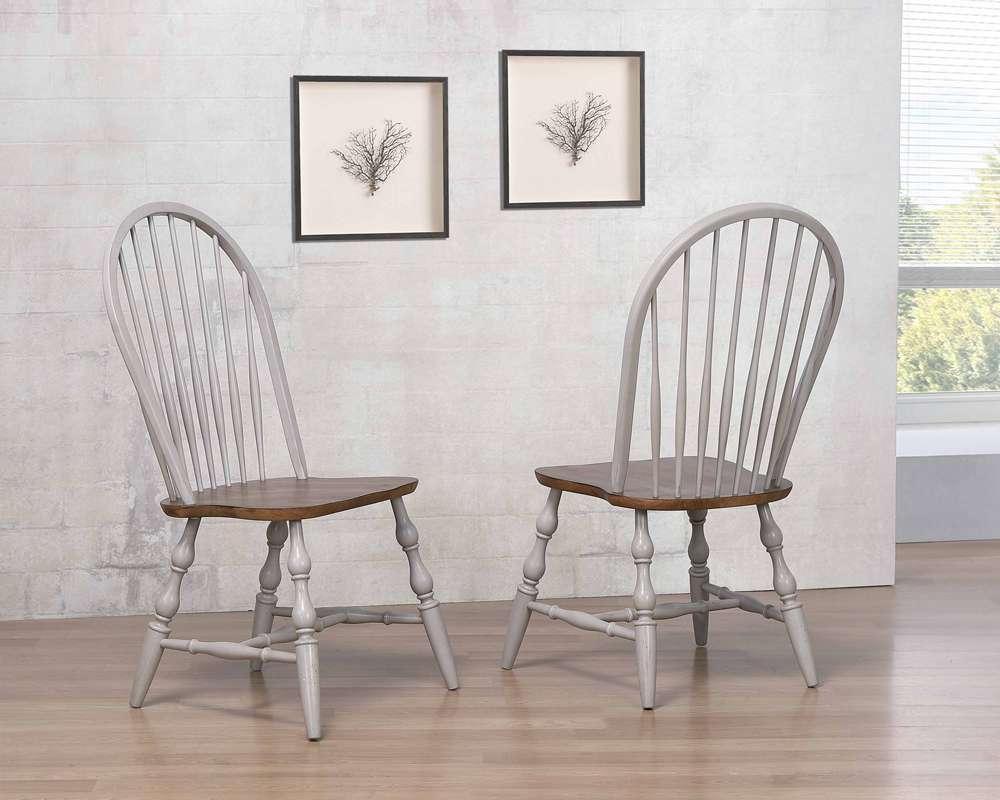 Sunset Trading -  Country Grove 42in Round to 60in Oval Extendable Dining Table Set  - DLU-CG4260-30AGOB6 veiw 11