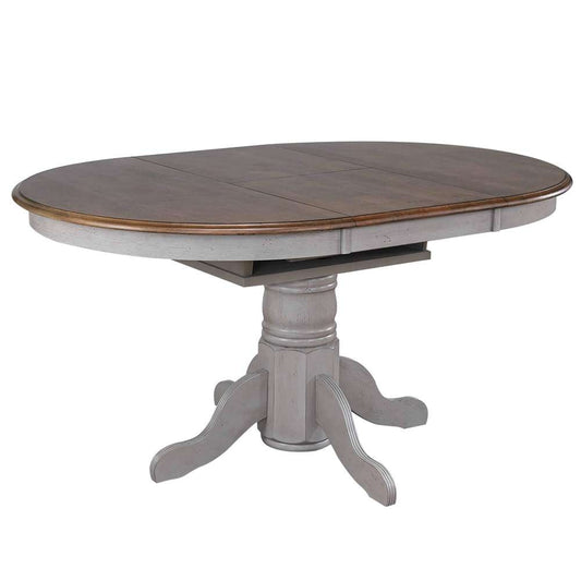 Sunset Trading -  Country Grove 42in Round to 60in Oval Extendable Dining Table  - DLU-CG4260-GO veiw 1
