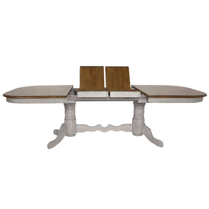Sunset Trading -  Country Grove 7 Piece 96in Oval Double Pedestal Extendable Dining Table Set  - DLU-CG4296-124SGO7 veiw 4